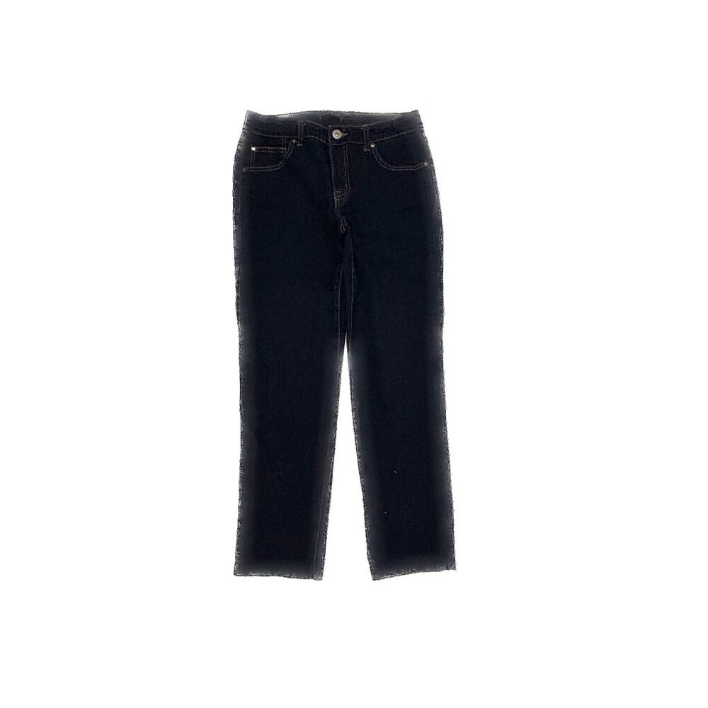 Bandolino Mandie Straight Leg Women's size 6 Dark Wash Blue Denim Jeans